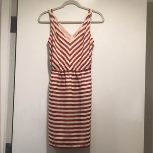 Ann Taylor Loft stripped dress